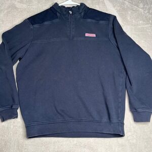 Vineyard Vines by Shep & Ian Pullover Quarter Zip Mens size Small Sweatshirt
